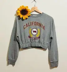 California Crop Sweatshirt