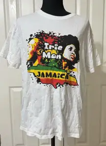 EUC Irie Mon JAMAiCA  Map 70 80 90 Style‎  Cotton T Shirt Tee - Size L