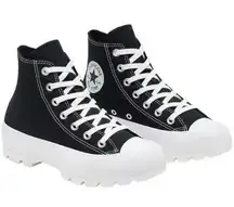 Converse Chuck Taylor All Star Lugged Sneakers Platform High Top Lace Up Black 7