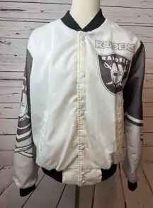 Chalk Line Los Angeles‎  Las Vegas Raiders Oakland Satin Jacket XL Vintage 90s