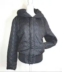 New York & Co Puffy Black Coat Size Jr Large