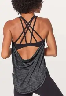 Lululemon Athletica navy blue Asymmetrical Tank Top Relaxed Fit