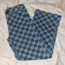 Checkered Jeans