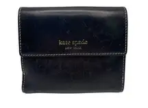 Vintage Kate Spade New York Black Med Wallet