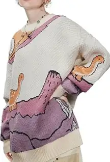 Aelfric Eden dinosaur sweater XL VGUC