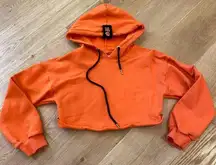 I.AM. GIA Cropped Hoodie in Orange