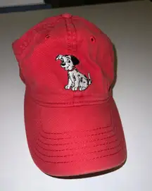 Hat Mens Fitted One Size Red 101 Dalmatians Pongo Puppy Dad Cap Cotton