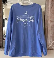 University of Alabama Shirt Cotton Long Sleeve Tee Womens Large