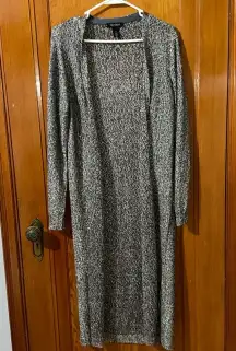 White House, black market long cardigan size medium.