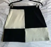 pacsun LA hearts checker skirt