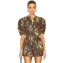 Ulla Johnson Tillie Cotton Poplin Blouse Top