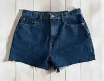 VS PINK High Waist Cutoff Jean Denim Shorts Size 30 NEW with tags