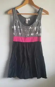 L8teR Color Block Juniors Dress Size Small