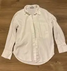 Abercrombie Oversized Button Down Linen Shirt