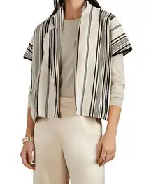 Zero + Maria Cornejo Edi striped Cardigan