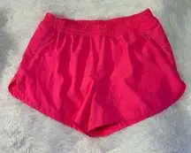 💕#5 Women’s Old Navy, active neon pink workout shorts, athletic B1