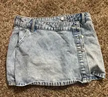 Wrap Jean skirt