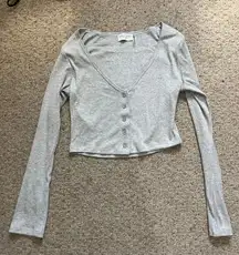 Long Sleeve Cropped Top