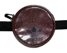 Adidas Originals RARE Round Pink Glitter Belt Bag Pink Sparkle Logo Festival