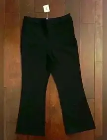 NWT Silence + Noise UO Women’s Bootcut Dress Pants Side Zip Black Size 10