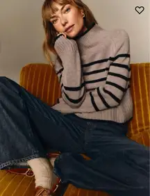 Reformation Brooke Cashmere Stripe Sweater