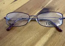 Tura MOD R207 flowers full rim wire eyeglasses frames 52 16 135