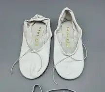 Capezio Gold Series Ballet White Leather Upper & Sole Split Sole Women’s 9 ½ M