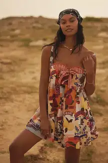 Anthropologie European Summer Romper with pockets