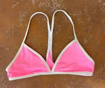 Hot pink bikini top sz s