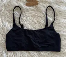 Skims Fits Everybody Scoop Neck Bralette Onyx Size XS