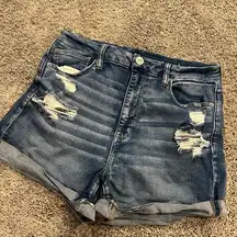 American Eagle curvy stretch shorts