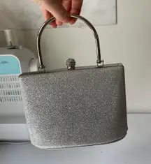 Sparkly Silver Purse 