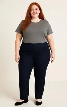 Energie Size 3X elastic waist band blue Jean pants women’s dark wash