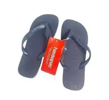 Havaianas Women's Size 6 Navy Blue Classis Sandals Flip Flops NEW