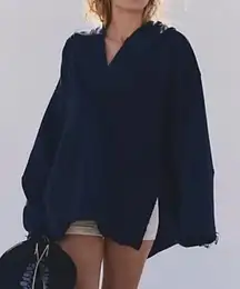 #59 NWOT Free People Free Spirit Tunic in Midnight Navy