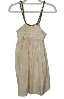 Calypso St. Barth cream silk dress size 0