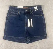 Judy Blue NWT Shorts High Rise Midi Length Dark Wash Medium