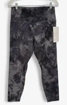 Lululemon Align HR Pant 25" Diamond Dye Pitch Grey Graphite Grey Leggings 12