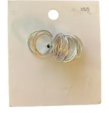 H&M Silver Multi Stack Multi Finger Rings Size XS/S