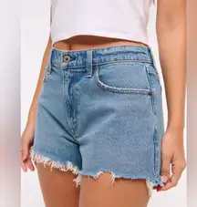 Abercrombie & Fitch Curve Love High Rise 90s Cutoff Short Size 36/22