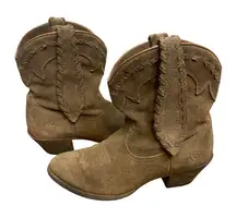 Ariat Round Up Rianda Relaxed Shortie Leather Western Boots