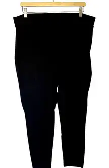 Torrid black leggings women's size 3X cotton spandex pants casual comfortable