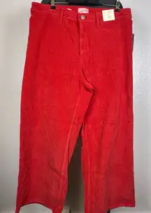 Universal Thread |  Women Bright Red Corduroy Pants
