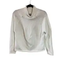 J crew Cotton-blend Rollneck sweater white XS