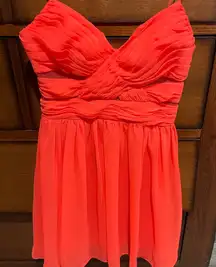 Vibrant Coral Dress