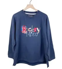 N-Line by Lee Vintage 90s Y2K Hockey Mom Embroidered Sweatshirt Size Large