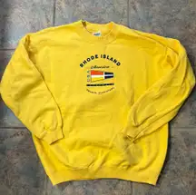 Vintage Rhode Island Yellow Crewneck 