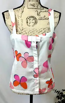 Kate Spade Dream a Little Dream Sleeveless Butterfly Print L