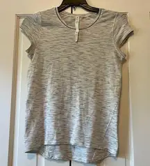 Lululemon Grey Workout Top Size 4