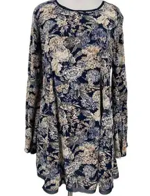 PPLA Clothing Floral Long Sleeve Dress Size Large